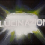 "Allucinazione"acrilico su tela 70x30cm 2022 [Key Gallery]