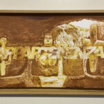 "Appartenenza" affresco su tavola 87x37x3cm 2019