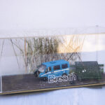 "Breath" diorama in tecnica mista 36x15x6,5cm 2022
