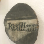 "Resilienza" fumo su legno ⌀26cm 2017