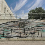 "Attenzione" Spray su muro 18mq Villa Verde 2018