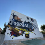 "Perseveranza" Quarzo e spray su muro 216mq Nuoro 2020