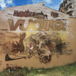 "Vuoto" Spray su muro 132mq Orgosolo 2019