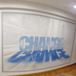 "Change Chance" acrilico e spray su muro 18mq Milano 2019