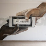 "Condividi" quarzo e spray su muro 13,5 Senorbì 2019