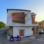 "Considera" quarzo e spray su muro 18mq San Gavino 2023