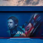 "Legends" quarzo e spray su muro 92mq Quartucciu 2022