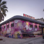 "No Filter" smalto e spray su muro 90mq Elmas 2022